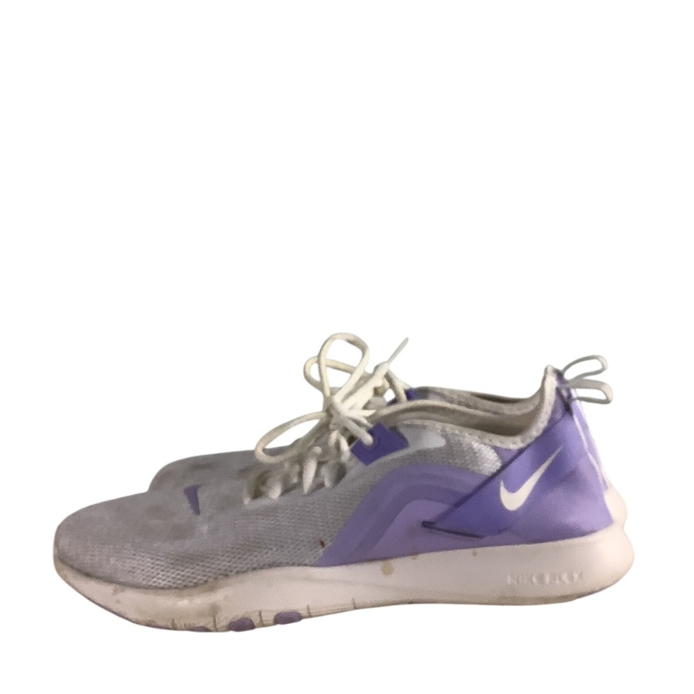 Nike Flex Experience Run 10 Womens 10 Grey Purple Running Shoes AQ7491-500